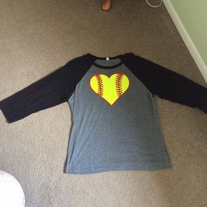 Softball Graphic Tee